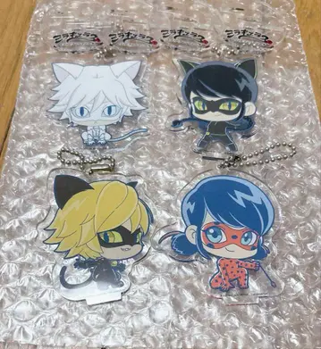 미라큘러스 레이디버그 & 샤노와르 캬라드리 아크릴 스탠드 4점 세트