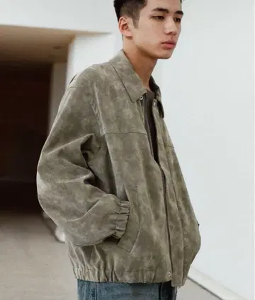WYM LIDNM / FAUX SUEDE ZIP BLOUSON