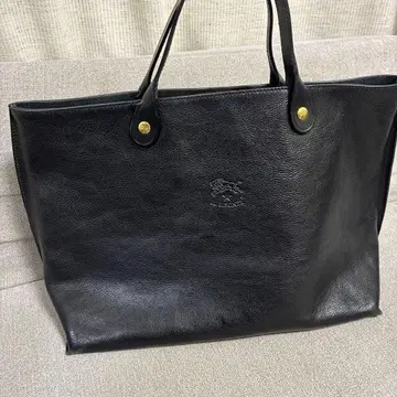 일비종떼 가죽 토트백 블랙