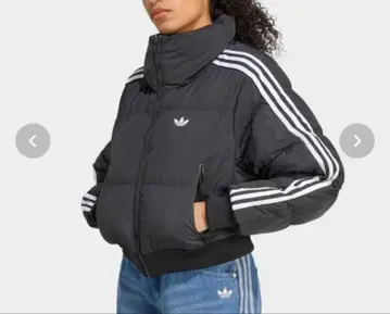 새상품 adidas 블랙 다운 자켓