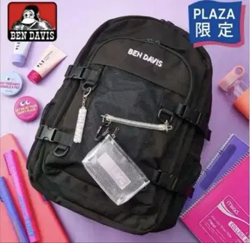 PLAZA 한정판 BEN DAVIS 백팩 블랙