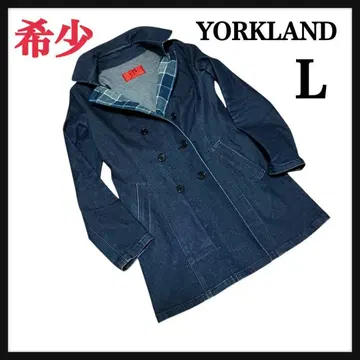 레어 YORKLAND 11AR 데님 롱 코트
