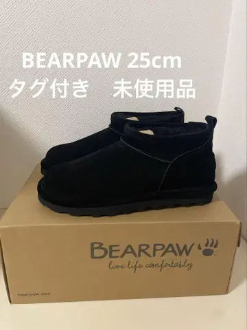 [ 미사용품 ] BEARPAW 베어파우 어그 부츠 숏부츠 25cm