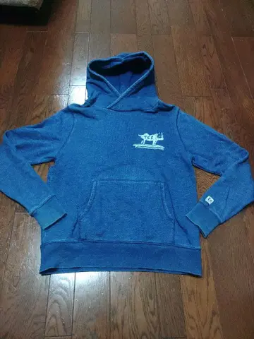 TES BUHI 후드티 M 인디고