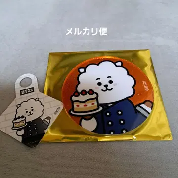 BT21 스이파라 콜라보 트레이딩 아크릴 코스터 RJ
