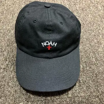 NOAH 블랙 캡 6패널 미중고 할인