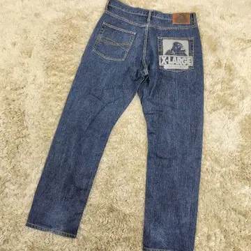 X-LARGE OG 로고 데님 팬츠 청바지