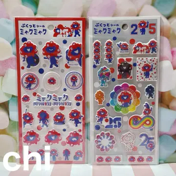 오사카 엑스포 미야쿠미야쿠 푸니푸니 씰 2장 세트