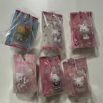 HELLO KITTY 패키지 미니어처 컬렉션 가챠 컴플리트