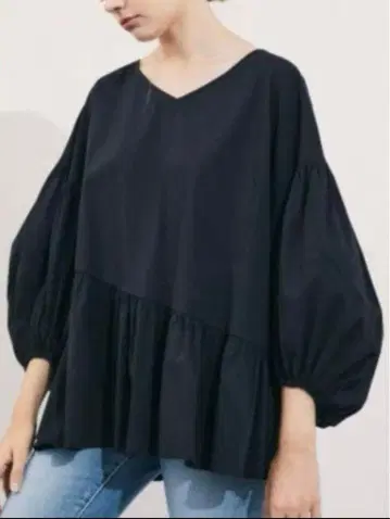 엘렌딕 벌룬 슬리브 블라우스