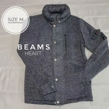 BEAMS HEART 자켓 M 그레이 포켓 포함