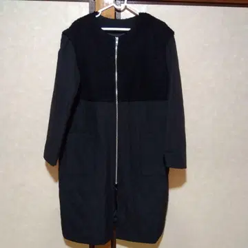 블랙 퀼팅 자켓