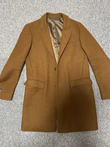 UNITED ARROWS 브라운 체스터 코트 M