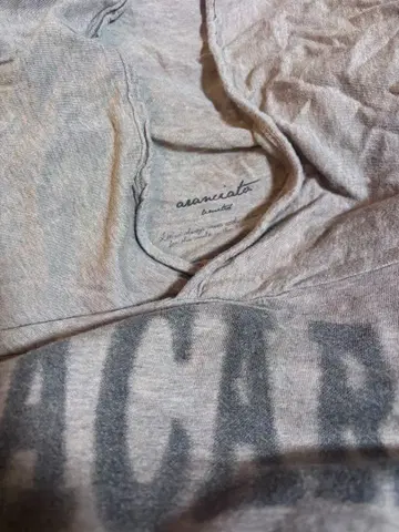 JELLY GARCIA V넥 긴팔 T셔츠 7부 소매 aranciato