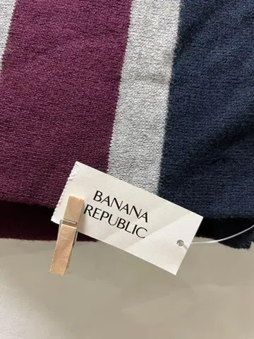 미사용 새상품 택 포함 Banana Republic 코튼X캐시미어 머플러