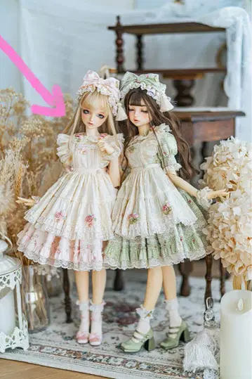 SDM/MDD Rose Garden ver.2 원피스 세트 핑크 S