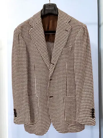 RING JACKET Meister 실크 코튼 테일러드 자켓 44