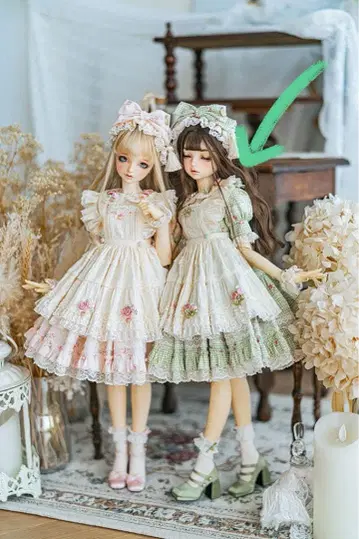 SDM/MDD Rose Garden ver.2 원피스 세트 (그린 S)