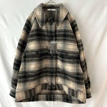 새상품급 UNIQLOC 유니클로 오버 사이즈 자켓 체크 XS