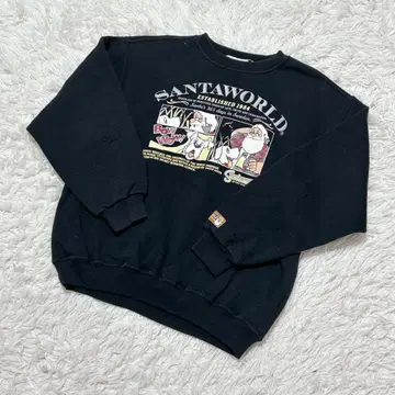 [ c6497 ] SANTAWORLD 트레이닝복 긴팔 블랙