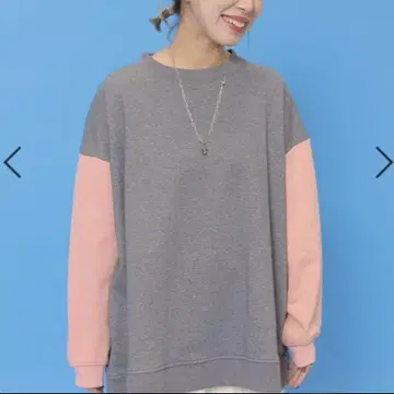 렙심 미와타라 기획 쭈리 배색 풀오버