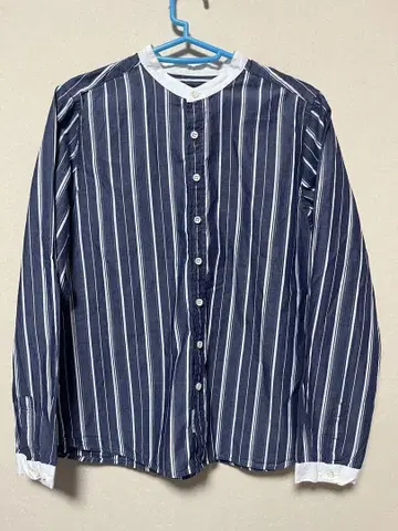 NATURAL LAUNDRY 스트라이프 셔츠 블라우스 깔끔한