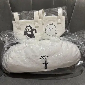 나가노 캐릭터 해피 백 봉제 인형 티슈 케이스 탁상 바스켓