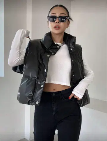 SHEIN 베스트 다운 자켓