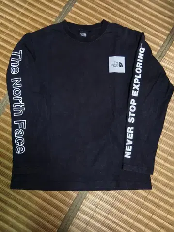 The North Face 블랙 긴팔 셔츠