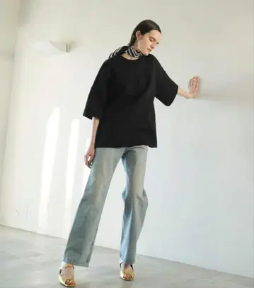 CLANE BULKY LINE HALF SLEEVE TOPS