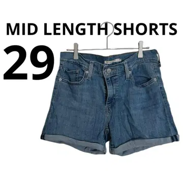 MID LENGTH SHORTS [ 29 ] 데님 숏팬츠 라이트 블루