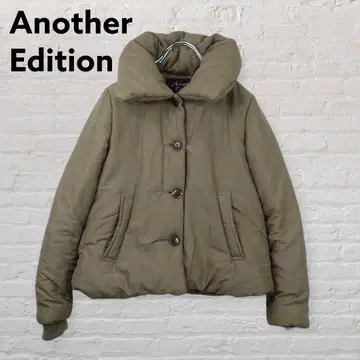Another Edition 패딩 자켓 카키 S 숏 기장 아우터