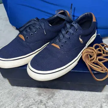 POLO 남성용 스니커즈 size 26.5 새상품급 네이비