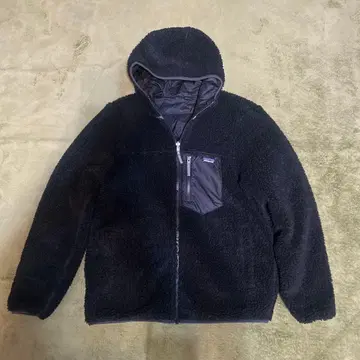 patagonia 리버서블 플리스 자켓 블랙