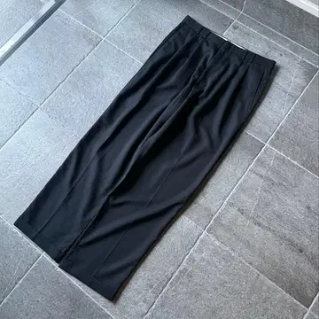 90s DOCKERS 2턱 슬랙스 '블랙' W34