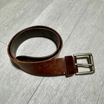 천연 가죽 브라운 벨트 메탈 버클 남성용