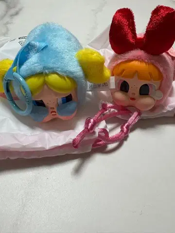 popmart 봉제 인형 2개 세트 퍼프 걸