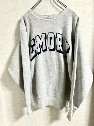 90s Champion Reverse Weave EMORY L 그레이