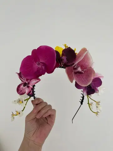 꽃 머리띠