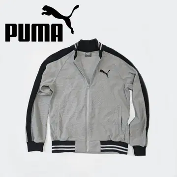 PUMA 트랙 자켓 S 사이즈 그레이/블랙