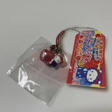 헬로키티 아오모리 사과 아가씨 스트랩 끈 산리오 레어 헬로키티