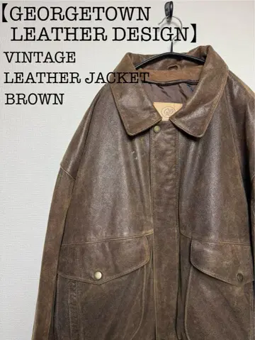 가죽 자켓 A-2 브라운 플라이트 자켓 새상품급 천연 가죽 램 가죽