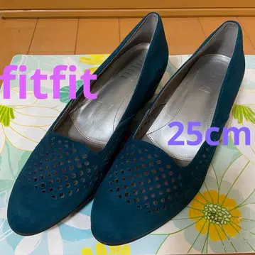 fitfit 터콰이즈 메쉬 플랫슈즈 25cm