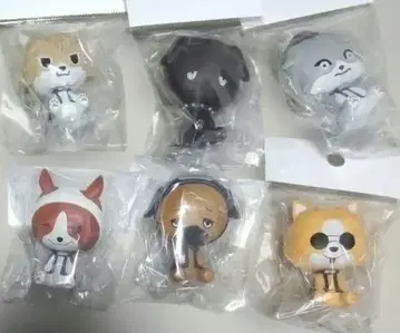 6종 세트 닌견 초코놋코 제일복권 NARUTO 나미노쿠니 편 피규어