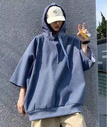Neos addictive design XL 그레이 후드티 반팔