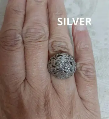 시스루 돔 SILVER 반지