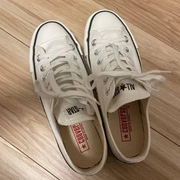 컨버스 ALL STAR 화이트 스니커즈 4 1/2