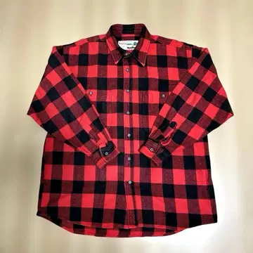 플란넬 셔츠 면 100%