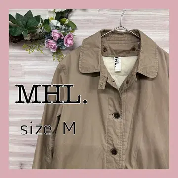 MHL. 현행 택 스텐카라 코트 다운 라이너 2way 베이지 M