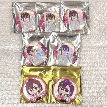 단단단 모모 극락탕 홀로그램 캔뱃지 7개 세트